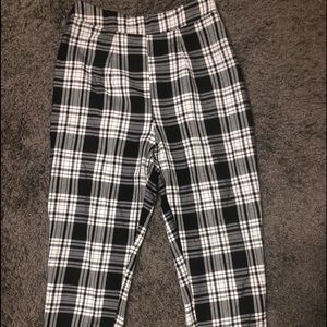 Boohoo plaid pants